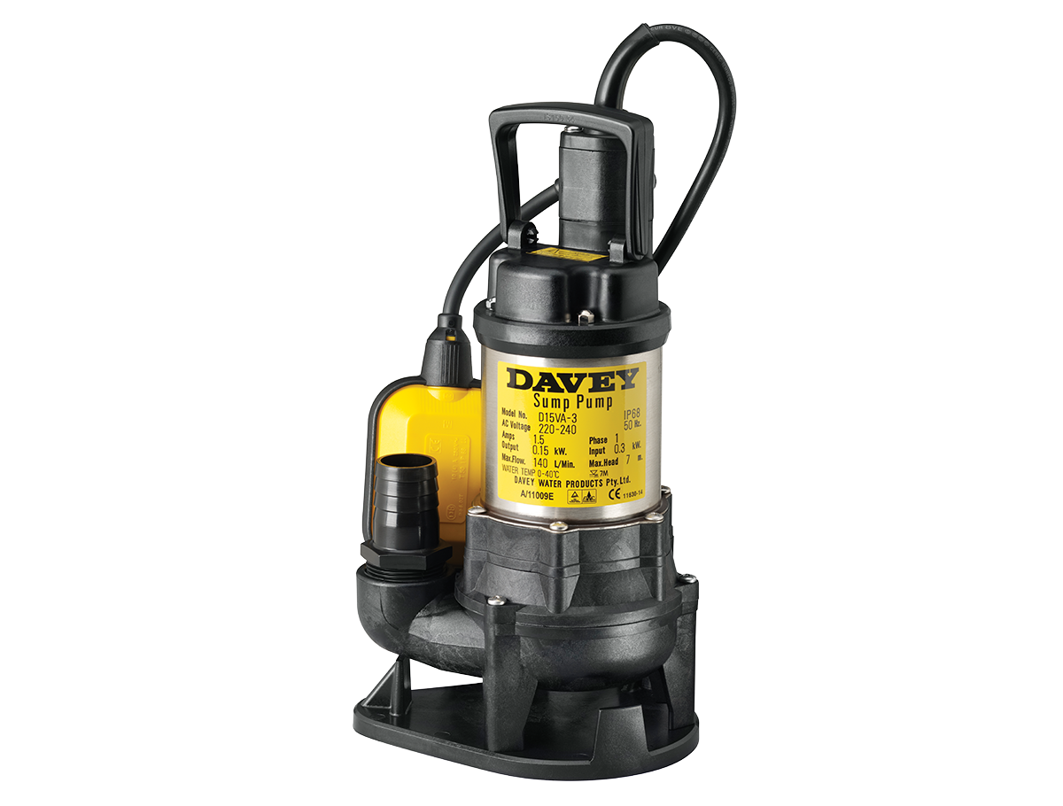 Davey Vortex Sump Pump D15VA - Image 1