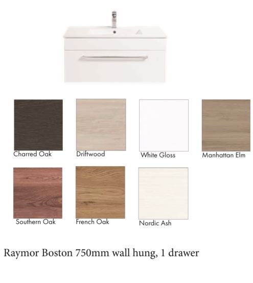 Raymor Boston Vanity 750mm