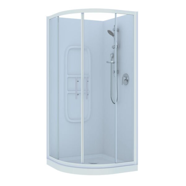 Raymor Brighton Curved Shower 1000x1000