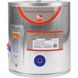 Rheem Mains Pressure Electric Water Heater 45L 525H x 488