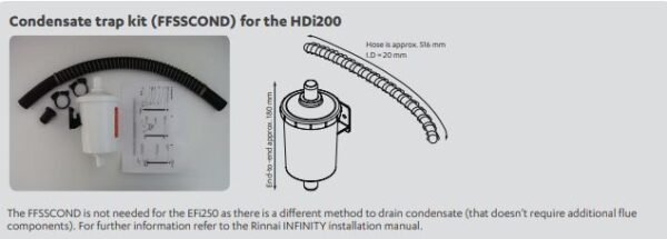 Rinnai  Condensate Trap Kit
