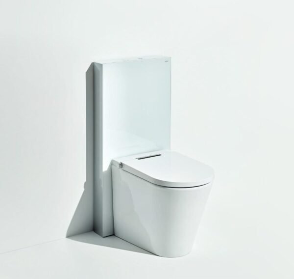 Axent Back To Wall Cistern White Glass