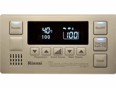 Rinnai Bathroom Deluxe Controller