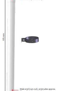 Rinnai Coaxial Flue Pipe 900 mm (ESPIPE900)