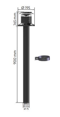 Rinnai Vertical Terminal (ESROOFCOWL)