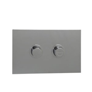 Progetto Pneumatic Flush Panel With Raised Buttons Chrome