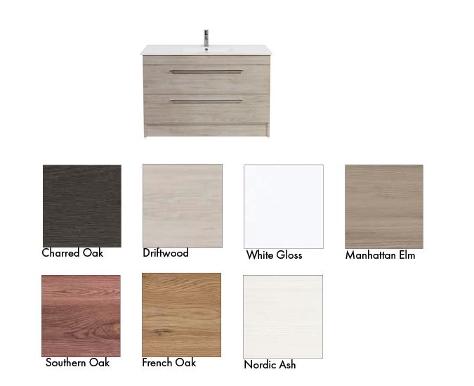 Raymor Boston Vanity 900mm Floor Standing - Image 3