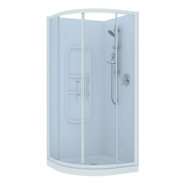 Raymor Brighton Curved Shower 1000x1000