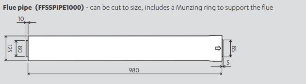 Rinnai Flue Pipe - Image 1