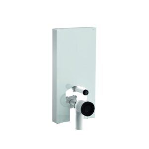 Axent Back To Wall Cistern White Glass