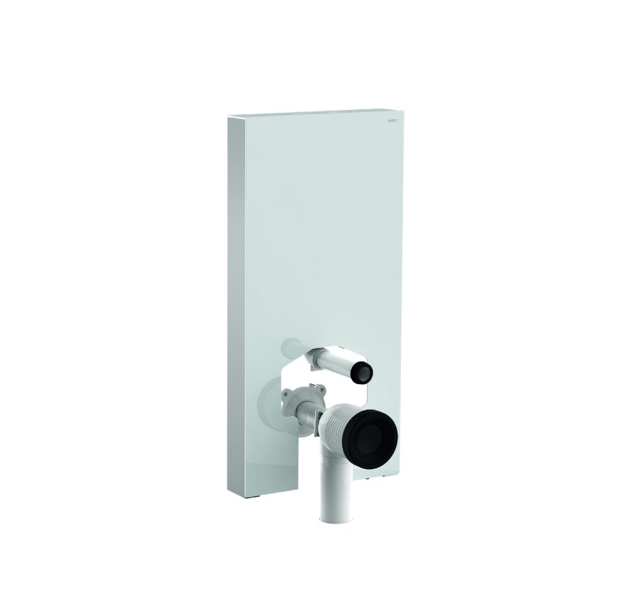 Axent Back To Wall Cistern White Glass - Image 1