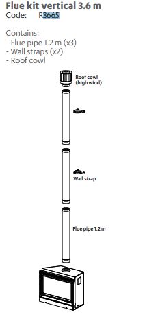 RinnaiEmber700 Flue Kit  - Options